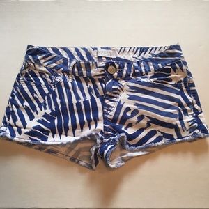 Express jean shorts cutoff style size 2